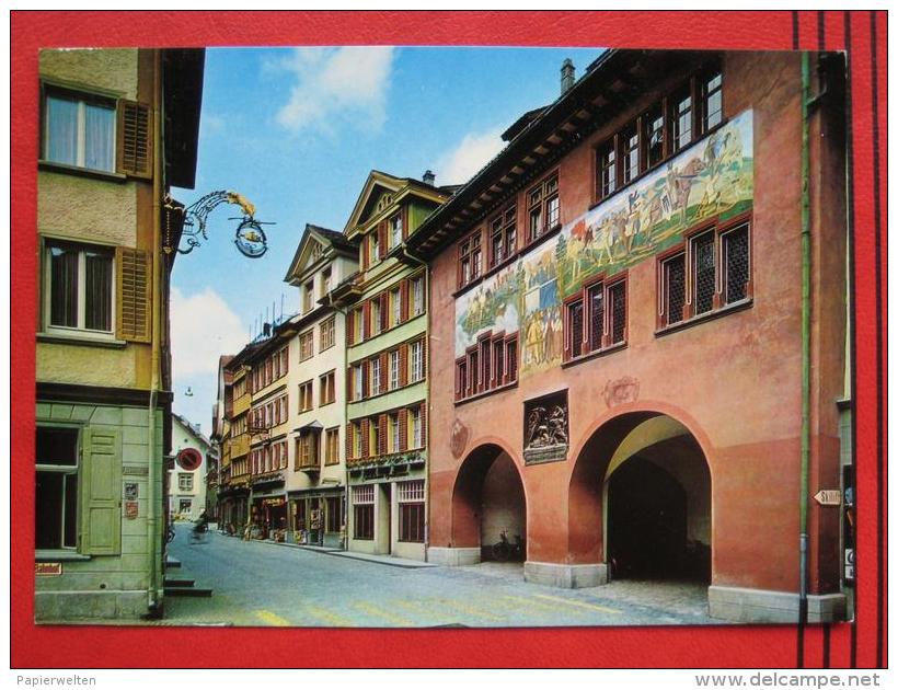 Appenzell (AI) - Hauptgasse m. Rathaus