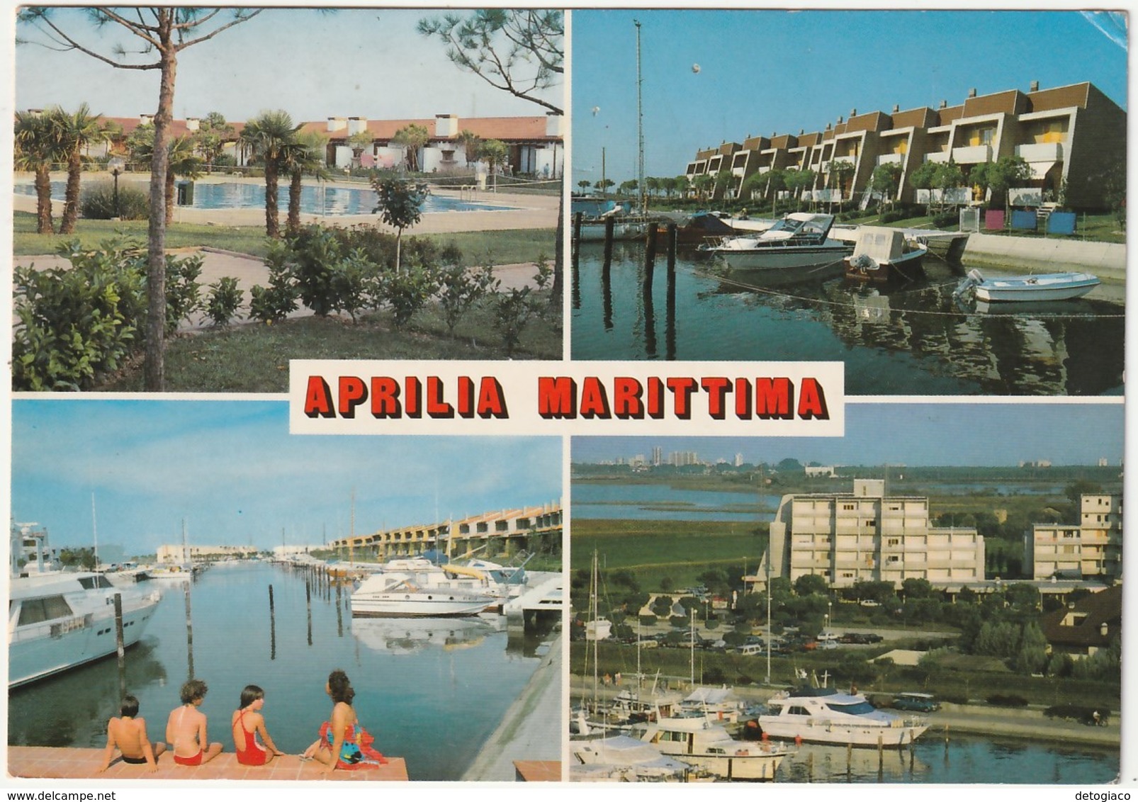 APRILIA MARITTIMA - UDINE - VEDUTINE - VIAGG. -6120-