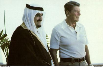 saudi arabia, King Fahd bin Abdulaziz Al Saud & US President Ronald Reagan 1981