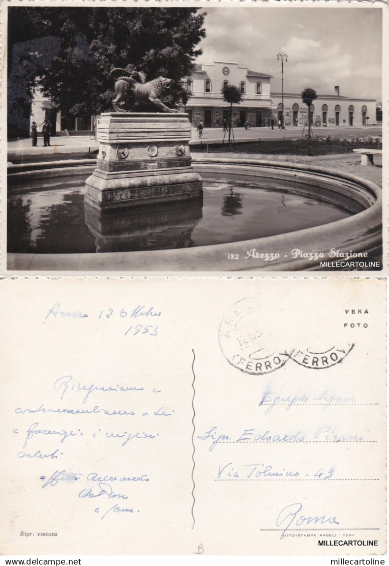 # AREZZO: PIAZZA STAZIONE       1953