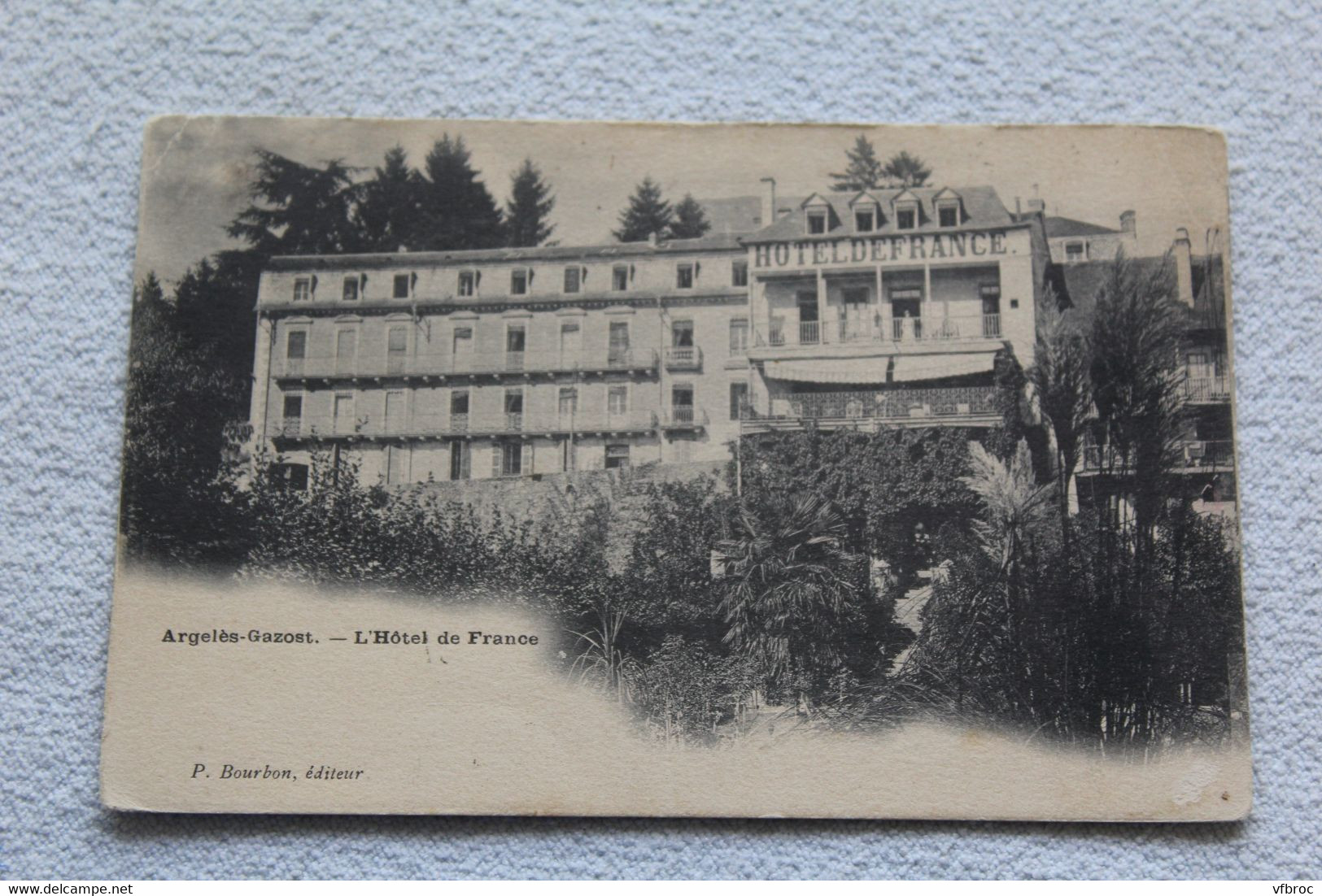 Argelès Gazost, l'hôtel de France, hautes Pyrénées 65