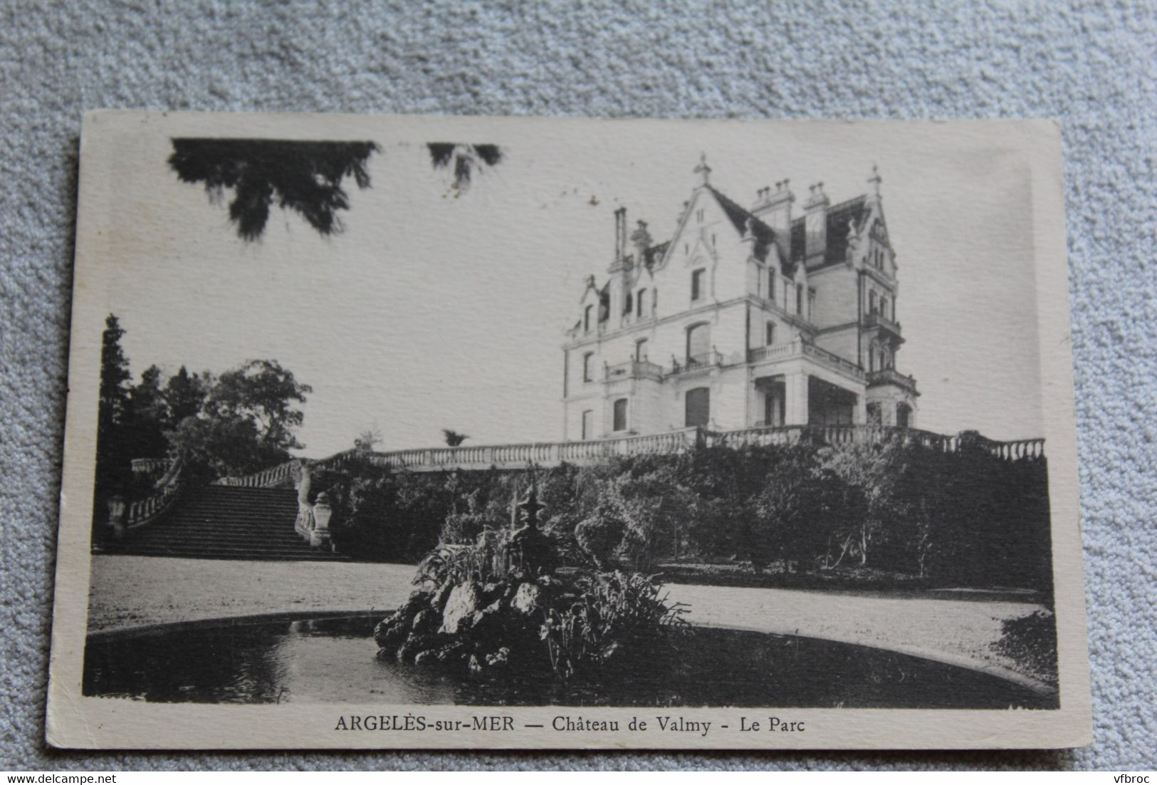 Argelès sur mer, château de Valmy, le parc, Pyrénées orientales 66