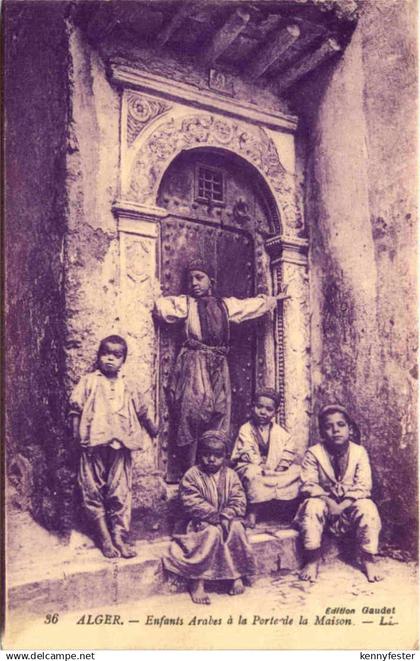 Alger - Enfants Arabes