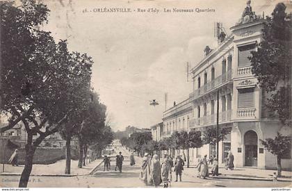 Algérie - CHLEF Orléansville - Rue d'Isly - Les nouveaux quartiers - Ed. Collection Idéale P.S. 46