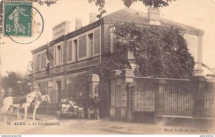 Algérie - ALMA Boudouaou - La Gendarmerie et avenue de la Gare - Ed. L. Haar 11