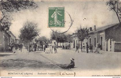 Algérie - MONTAGNAC Remchi - Boulevard National - Ed. Belli