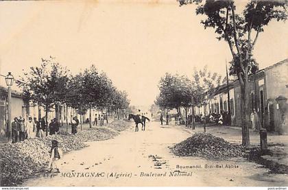 Algérie - MONTAGNAC Remchi - Boulevard National - Travaux de pavage en cours - Ed. Boumendil 134