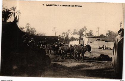 CPA AK Algérie-Laghouat-Marché aux Grains (237839)