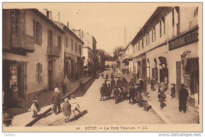 Algérie  SETIF  La Rue Trajan