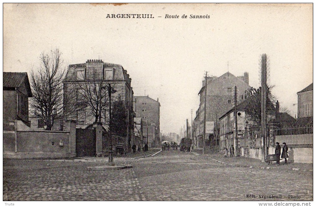 ARGENTEUIL ROUTE DE SANNOIS