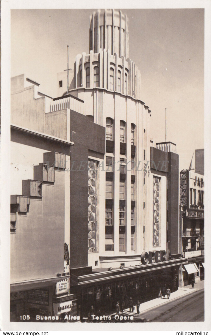 ARGENTINA - Buenos Aires, Teatro Opera, Photo Postcard 1939