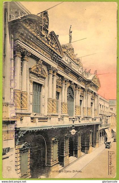 af0238 - ARGENTINA - VINTAGE POSTCARD - Buenos Aires - Teatro de la Opera