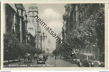 Buenos Aires - Avenida de Mayo - Foto-Ansichtskarte