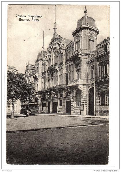 BUENOS AIRES - Coliseo Argentino - Ed. Carmelo Ibarra, Buenos Aires