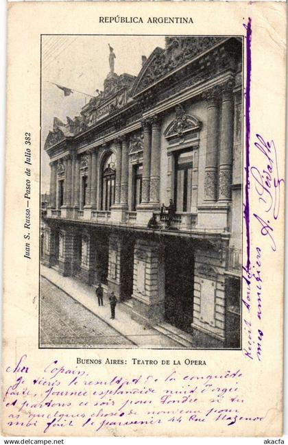 CPA AK ARGENTINA Buenos Aires Teatro de la Opera (1218721)