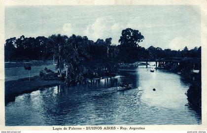 Argentinien, Buenos Aires, Lagos de Palermo, 1926 nach Brüssel versandt