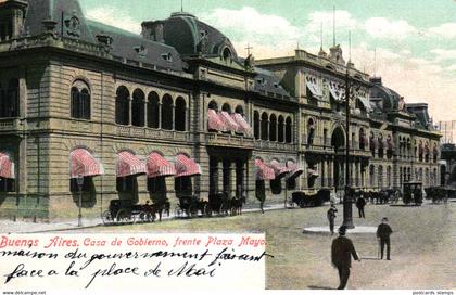 Argentinien, Casa de Gobierno, frente Plaza Mayo, um 1900/05