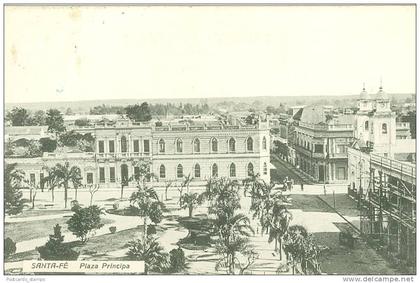 Argentinien, Santa-Fe, Plaza Principa, 1913 nach Lommel / Belgien versandt