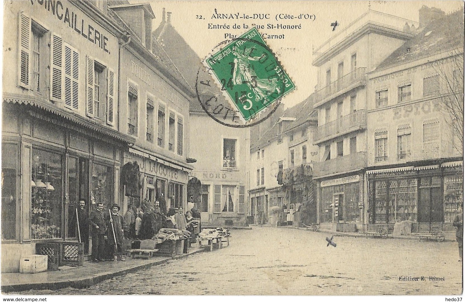 Arnay-le-Duc - Entrée de la Rue St-Honoré