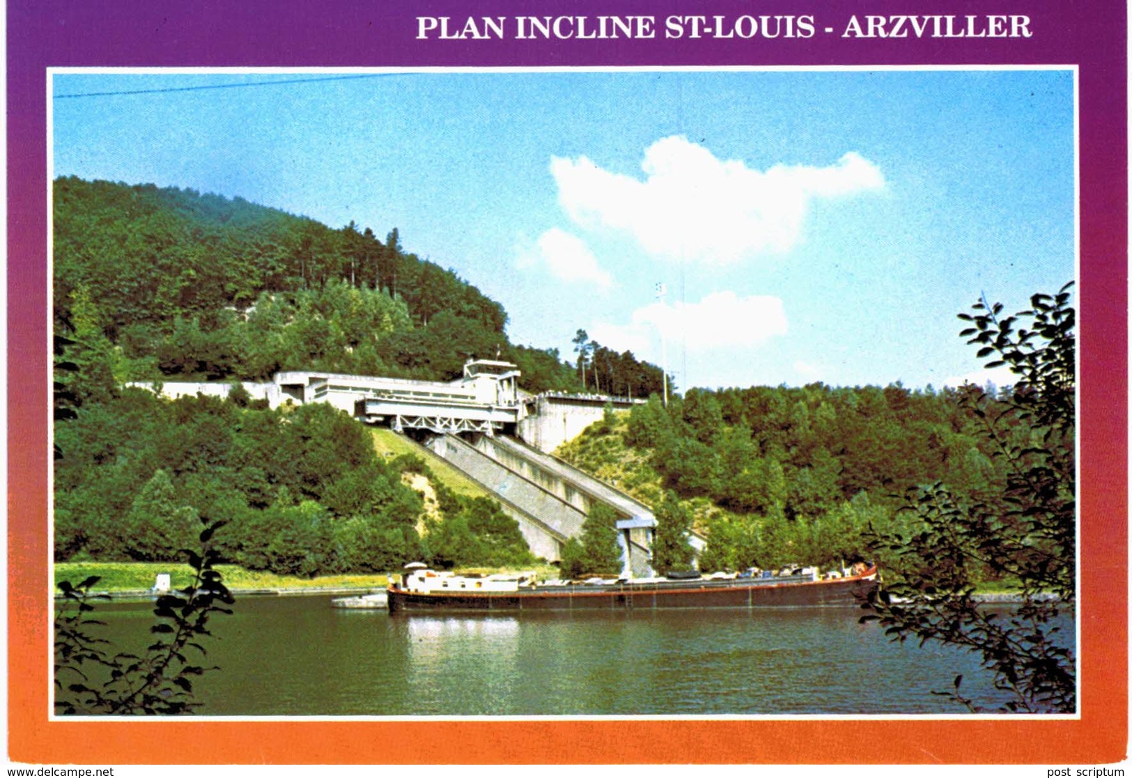 Arzviller - plan incliné péniche