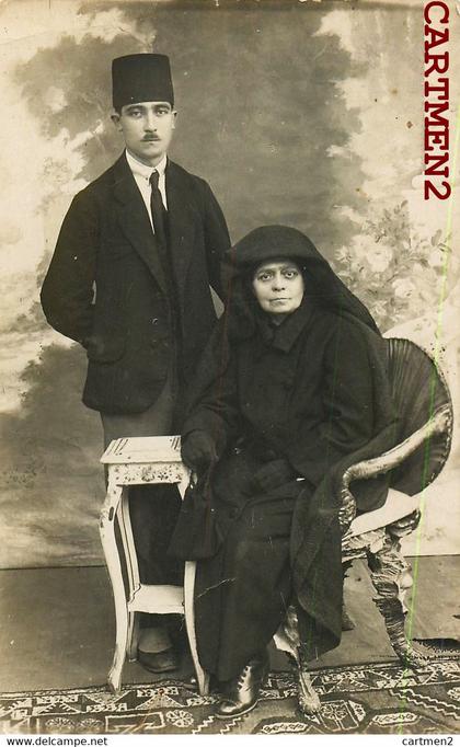 CARTE PHOTO : ARMENIE COUPLE D'ARMENIENS ARMENIA