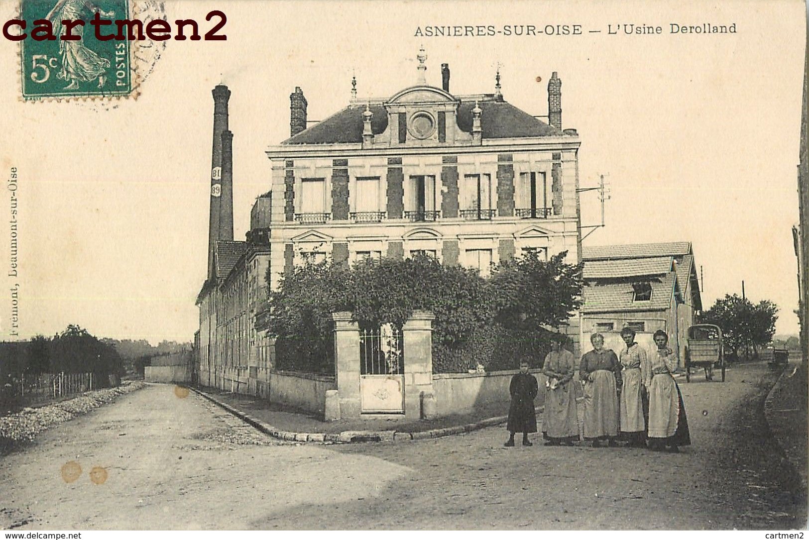 ASNIERES-SUR-OISE L'USINE DEROLLAND 95