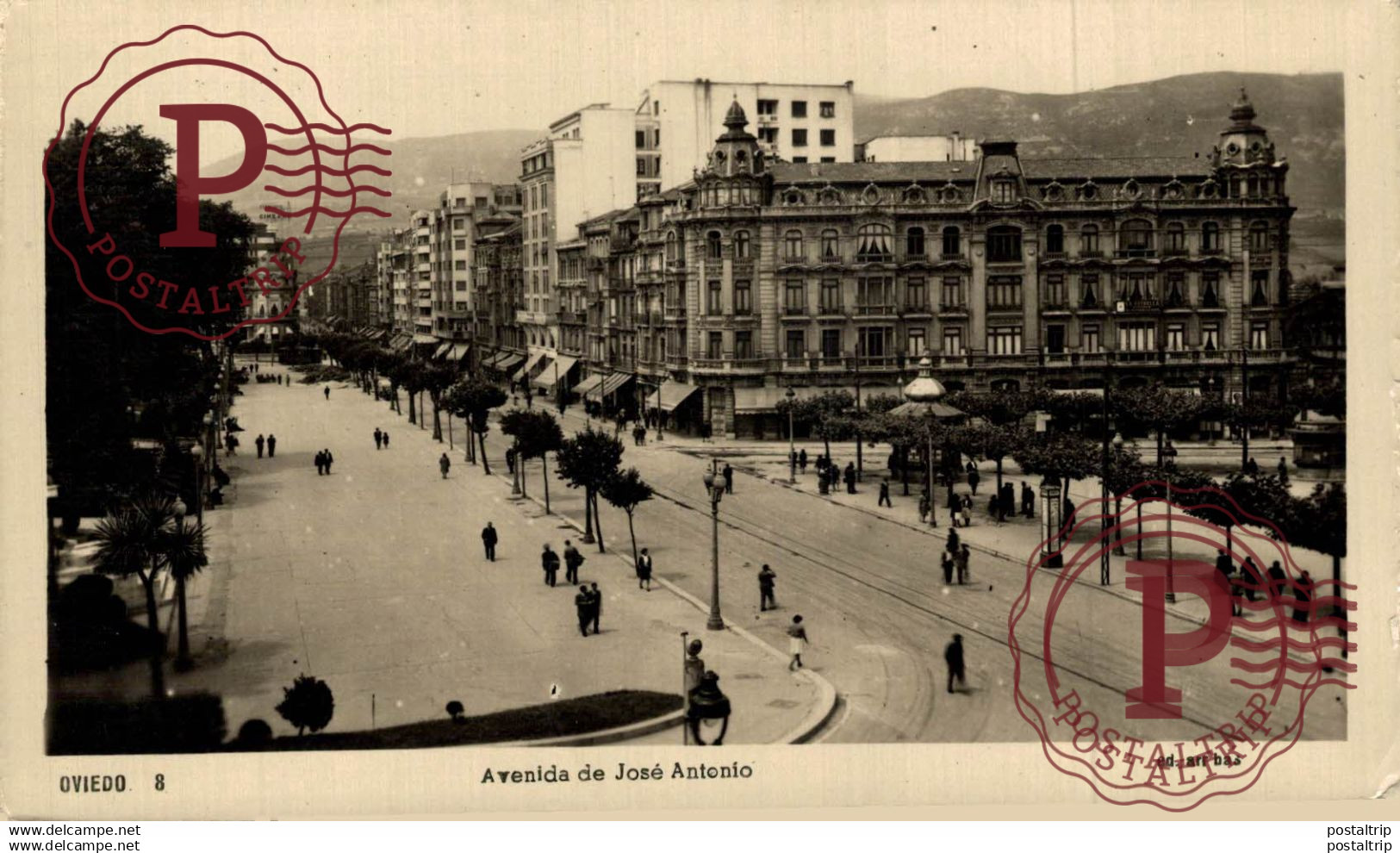 ASTURIAS. OVIEDO. AVENIDA DE JOSE ANTONIO.