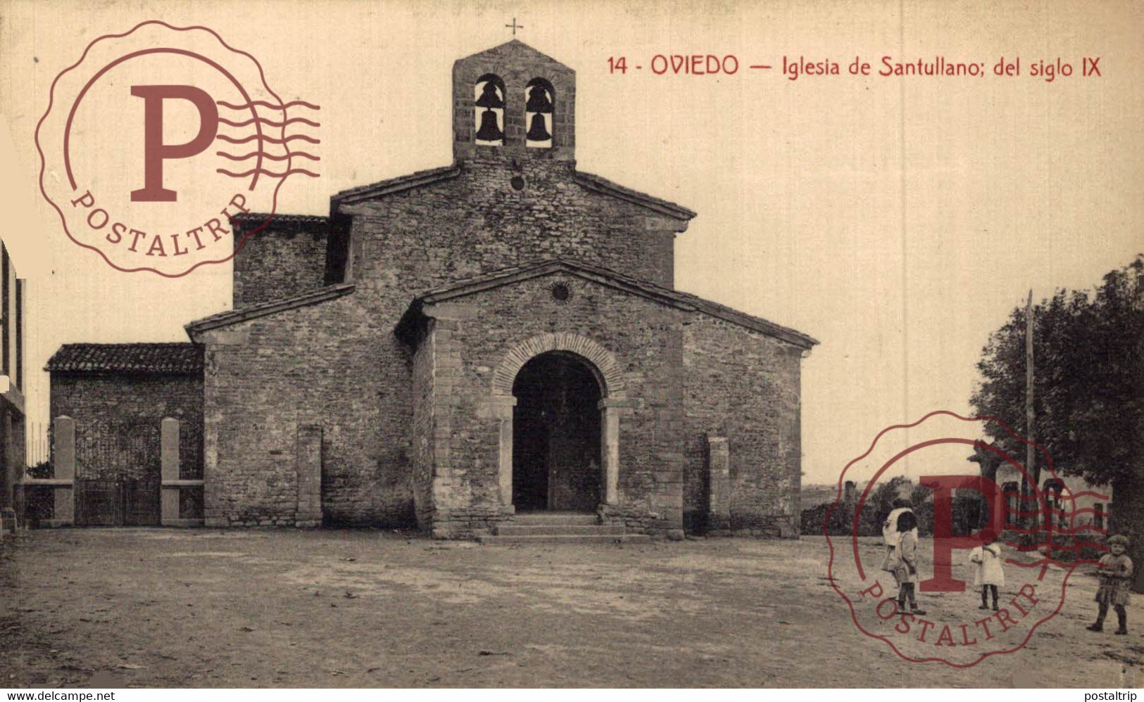 ASTURIAS. OVIEDO. IGLESIA DE SANTULLANO.