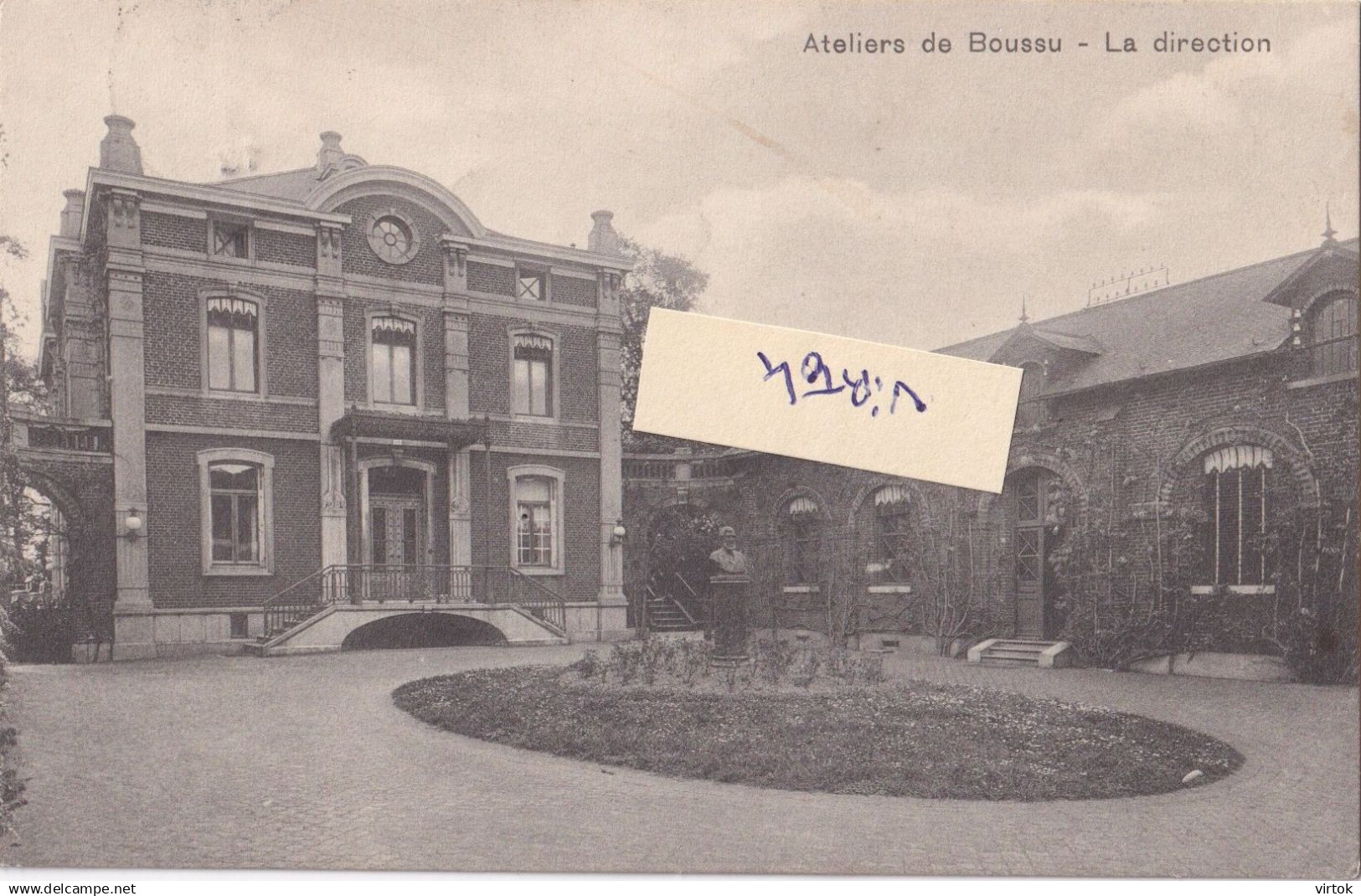 Ateliers de Boussu :  la direction   (  regarder le scan pour detail )