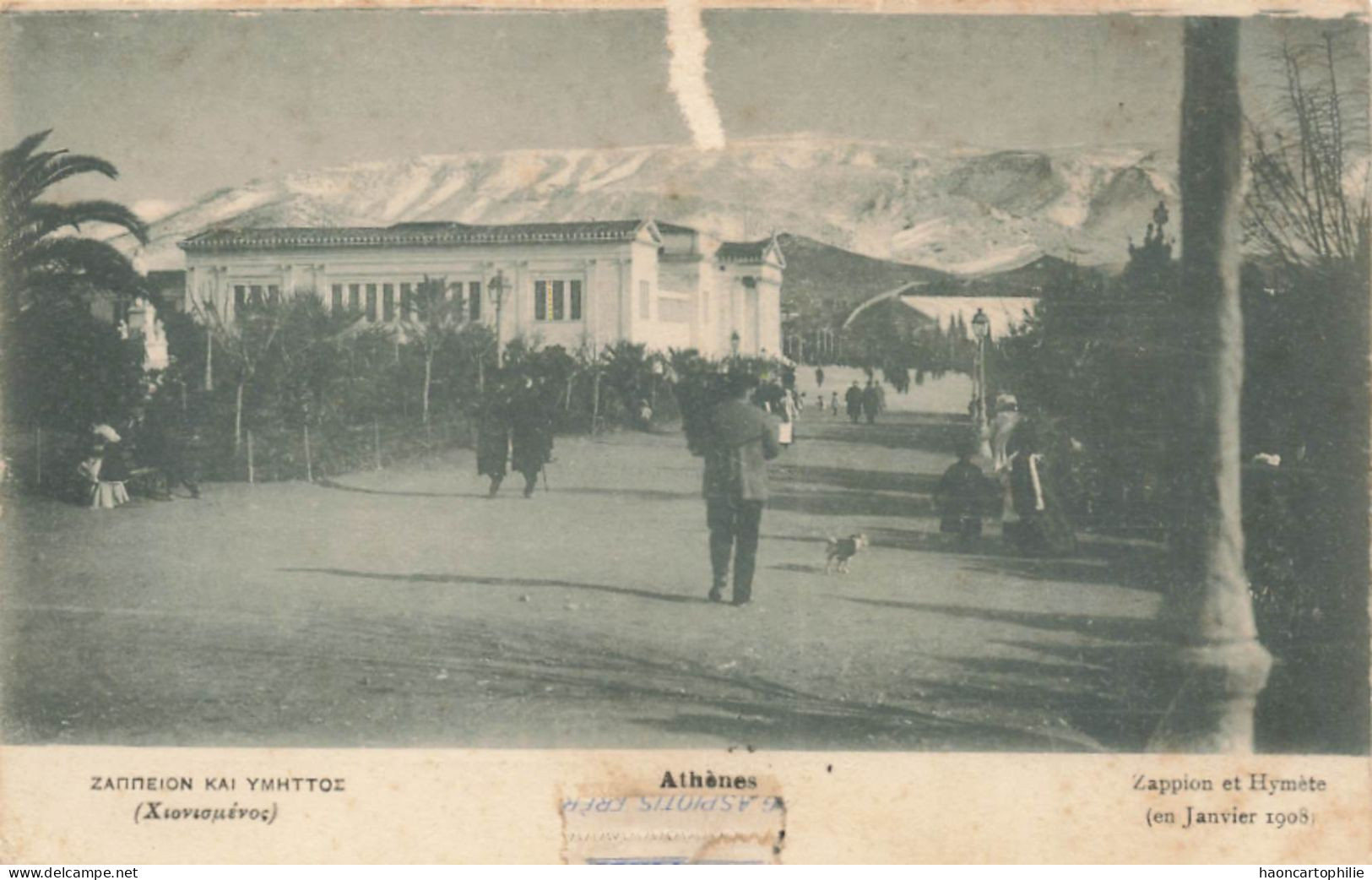 Athene  Zappion et Hymete  janvier 1908