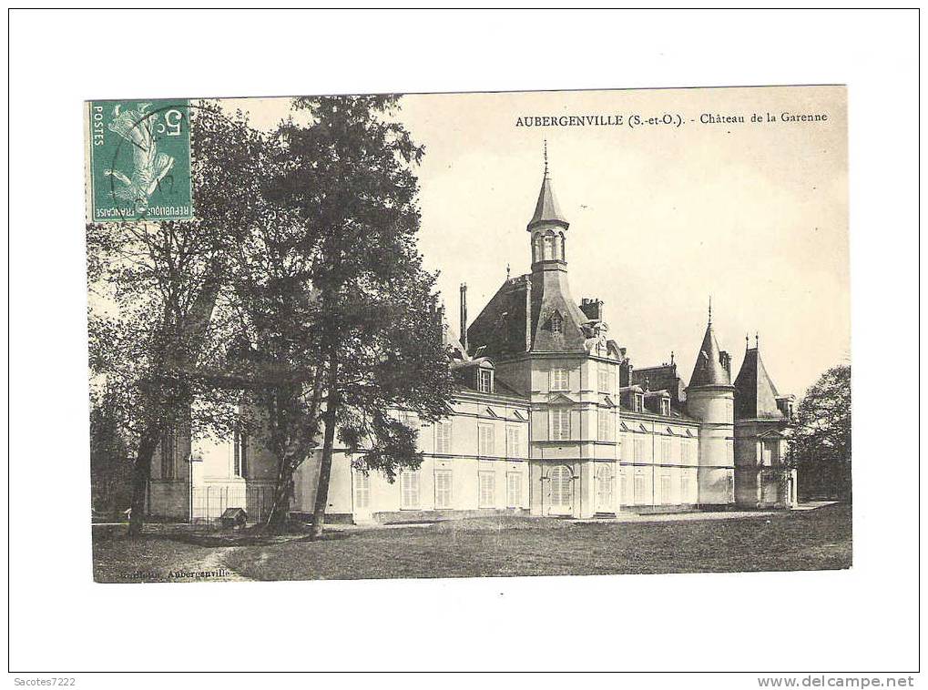 AUBERGENVILLE - Château de la Garenne -