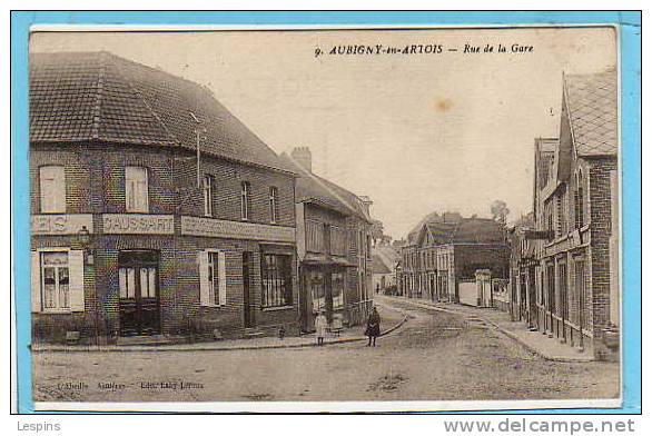 AUBIGNY EN ARTOIS -- Rue de la Gare