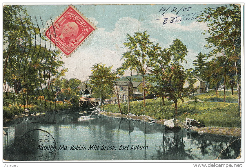 Auburn Bobbin Mill Brook East Auburn Moulin