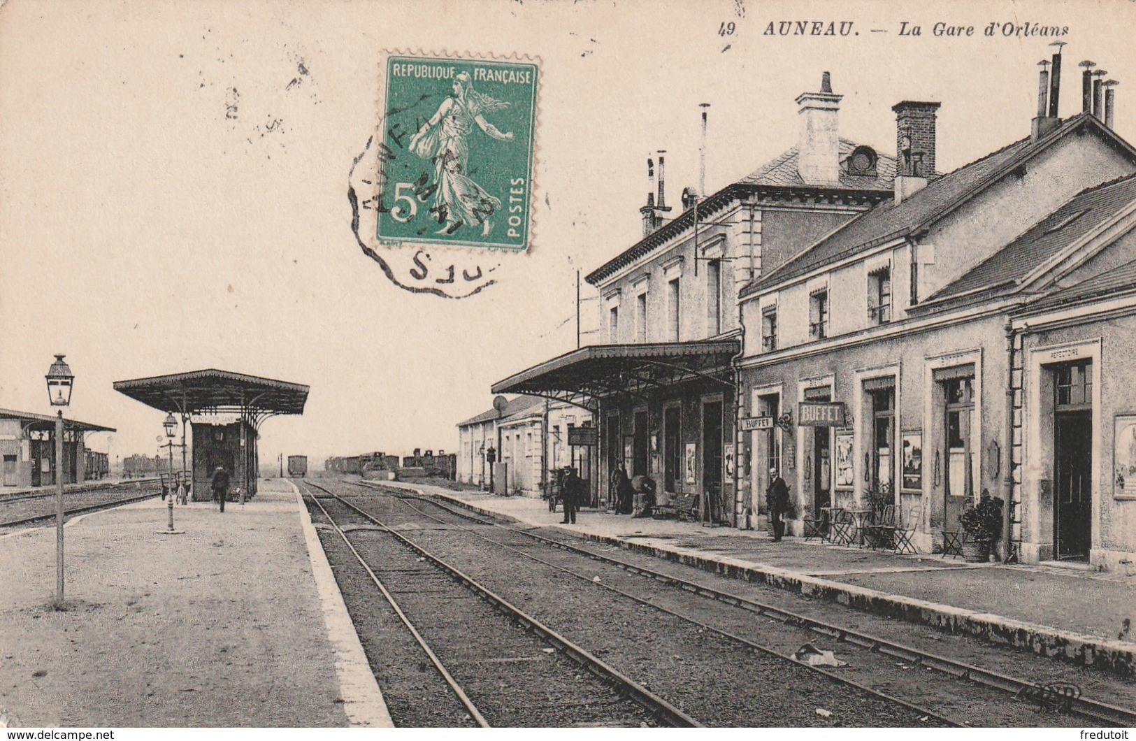 AUNEAU  (28) - La Gare Auneau-Orléans   -