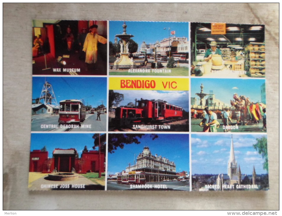 Australia  BENDIGO  - Tramway -Tram -Central Deborah -Gold Mine  Wax Museum - Sandhurst Town   - Victoria      D120669