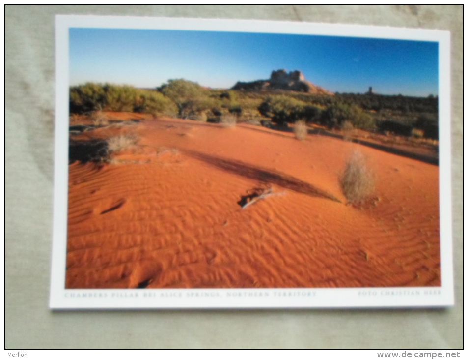 Australia  - Chambers Pillar  -Simpson  Desert -Alice Springs  - Northern Territory  -  German  Postcard    D121169