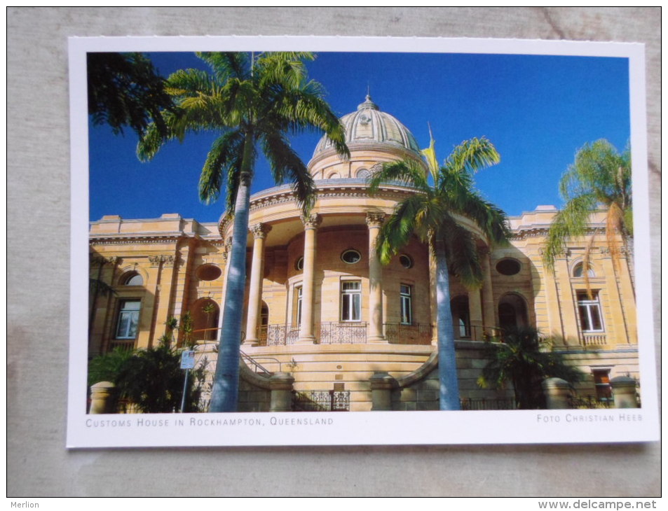 Australia - Custom House in  Rockhampton   -Queensland  -  German  Postcard    D121106A