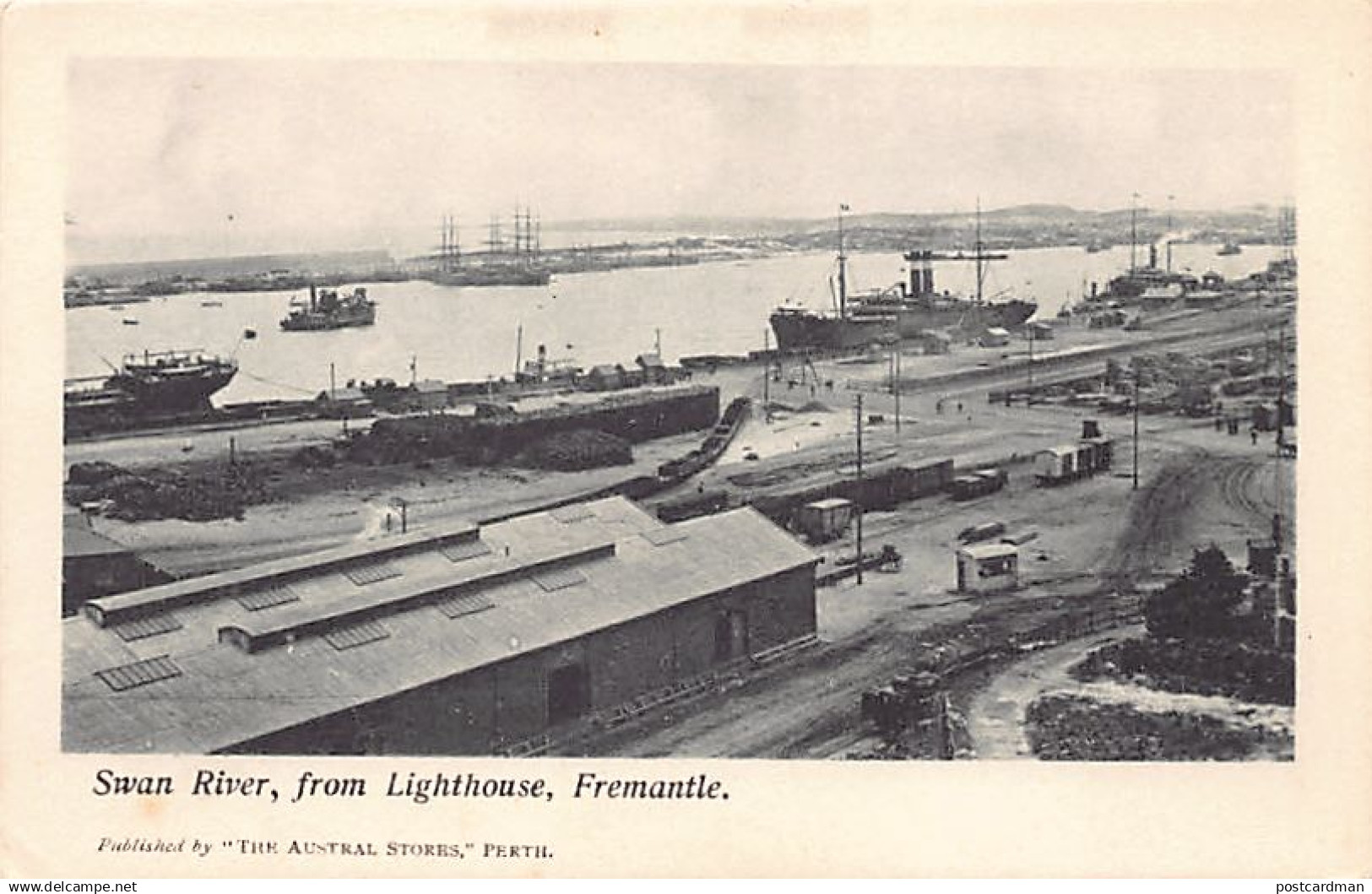 Australia - FREMANTLE (WA) Swan River, from Lighthouse - Publ. The Austral Stores