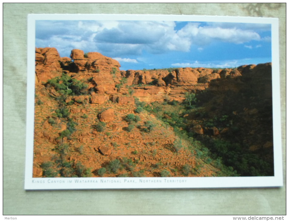 Australia  -Kings Canyon - Watarrka  N.P.  - Northern Territory  -  German  Postcard    D121174