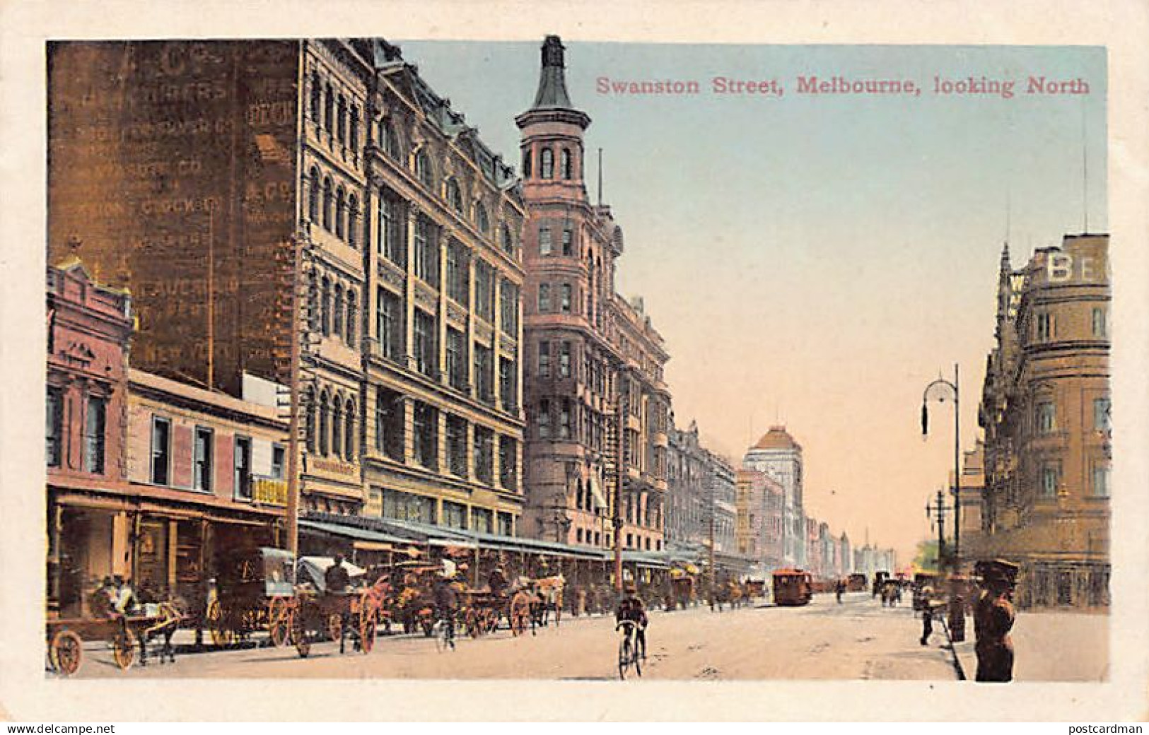 Australia - MELBOURNE (VIC) Swanston Street, looking North