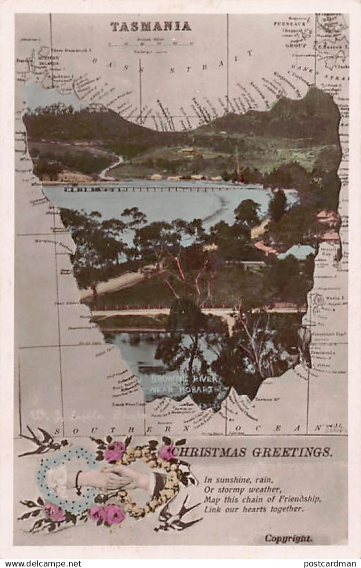 Australia - Near Hobart (TAS) Browns River - Map - Publ. unknown