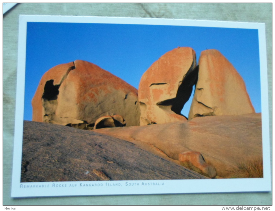 Australia  Remarkable Rocks   - Kangaroo Island  -S.A. - German  Postcard    D121006