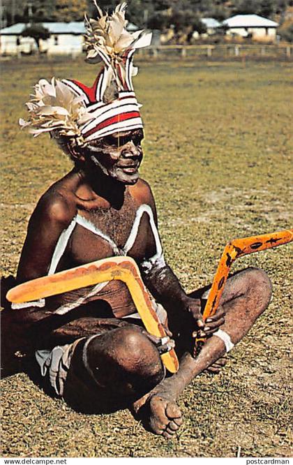 Australian Aboriginal with Boomerangs - Publ. Murfett Publ. 157