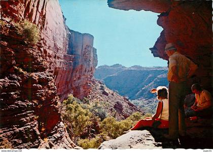 Australie - Central Australia - Looking from the head of Kings Canyon along the South Wall - Semi moderne grand format