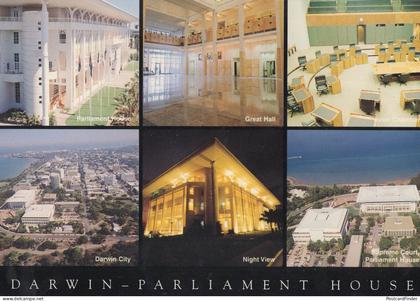 Darwin Parliament House Australia 6 Amazing Views Postcard