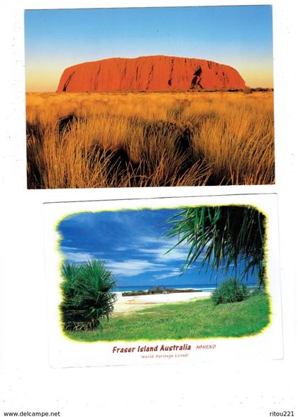 grande cpm - lot 3 - Australie - AUSTRALIA - FRASER ISLAND MAHENO - AYERS ROCK