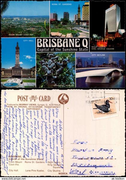 Brisbane Capital of the Sunshine State (Mehrbildkarte City Views) 1979