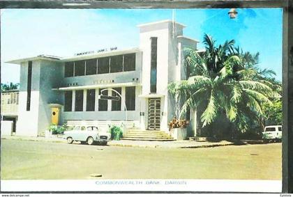 ► Commonwealth Bank and Hotel (Back side) Darwin -  Provenance Depliant touristique  1950s  (From light Flyer folder)