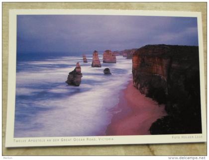 Australia  - Twelve Apostles  -Great Ocean Road     -Victoria -  German  Postcard    D121254