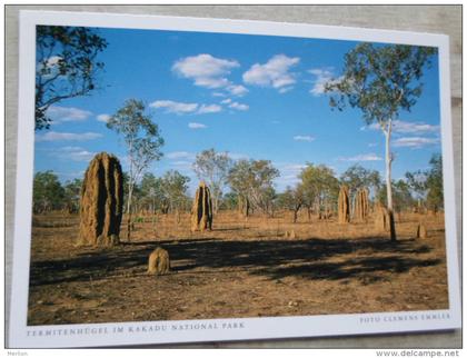 Australia  -  Termitenhügel im KAKADU National Park - N.T.   German  Postcard    D121338